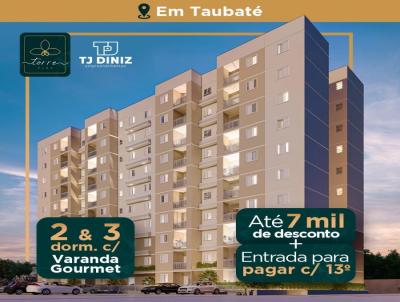 Lançamentos para Venda, em Taubaté, bairro Parque Santo Antônio, 2 dormitórios, 1 banheiro, 1 suíte, 1 vaga